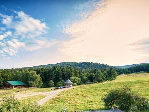 Widok z jednego z okien.