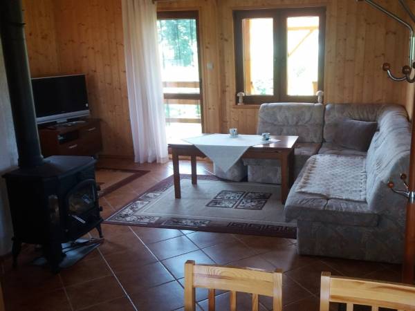 Salon z kominkiem
Domek I 26C