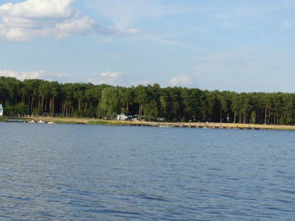 Plaża - widok z jeziora