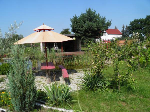 odpoczynek nad stawem