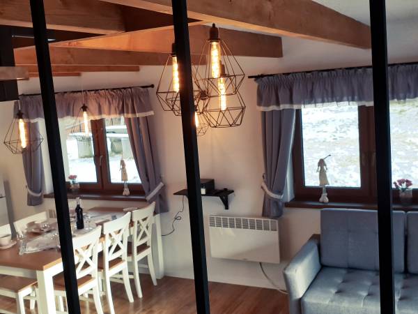 Salon w domku 6-osobowym