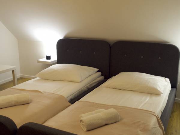 Sypialnia w domku 6-osobowym