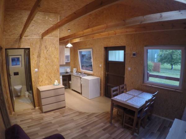 Domek nr2-pokój dzienny + aneks kuchenny