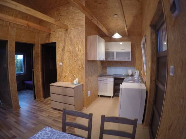 Domek nr2-pokój dzienny z aneksem kuchennym