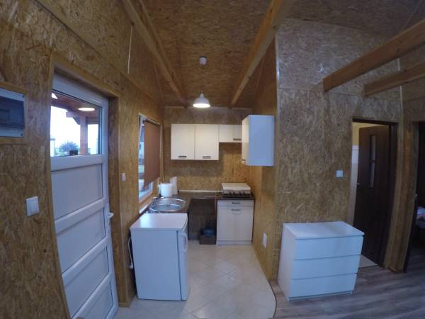 Domek nr1-pokój dzienny z aneksem kuchennym