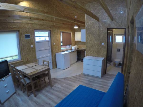 Domek nr1-pokój dzienny z aneksem kuchennym