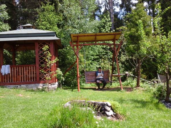 Altanka chustka miejsce na ognisko