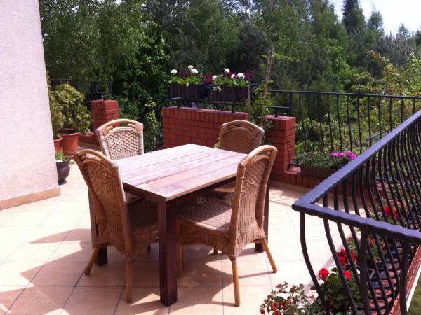 Leniwe chwile na tarasie