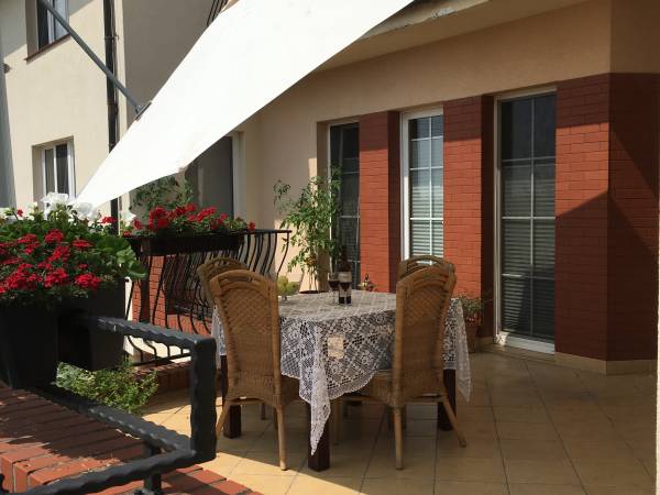 Odpoczynek na tarasie