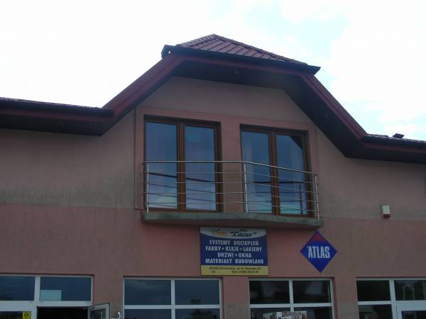 Widok obiektu od Szwanke (od strony bramy wjazdowej).