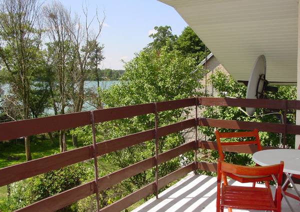 Widok z balkonu jednego z pokoi