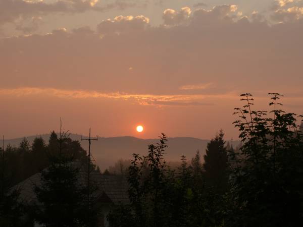 Piękne widoki w Bieszczadach