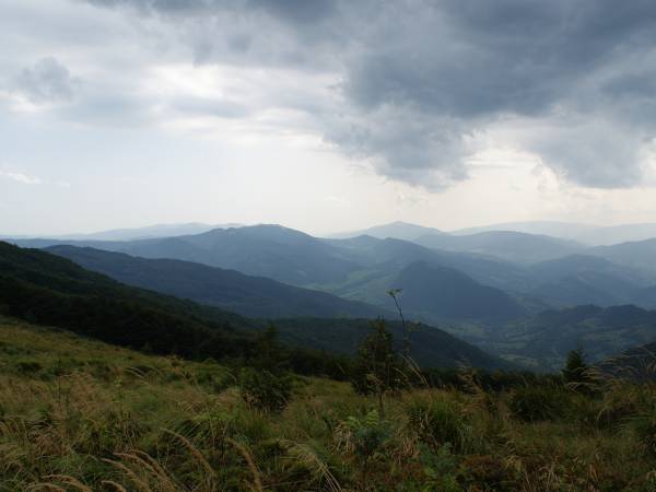 Piękne widoki w Bieszczadach