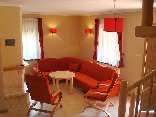 Dom letniskowy D - KOMFORT - salon