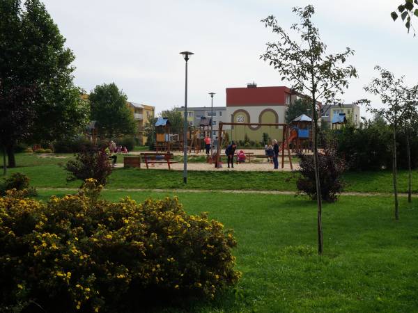 Plac zabaw w parku