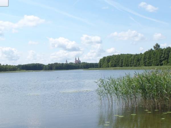 Widok na Klasztor Wigierski