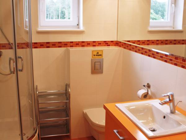 Łazienka 2, Apartament Bursztynowy, łazienka