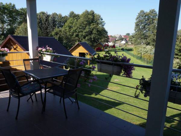 balkon przy pokojach 1 i 2