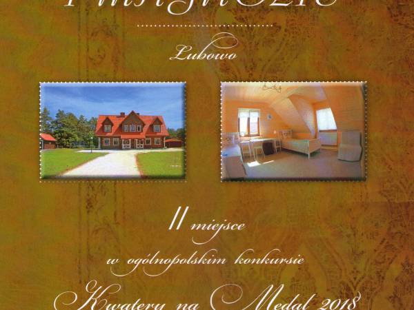 II miejsce KWATERY NA MEDAL 2018