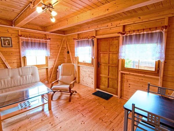 Domki Zefir Rowy, Jaworowa, salon.