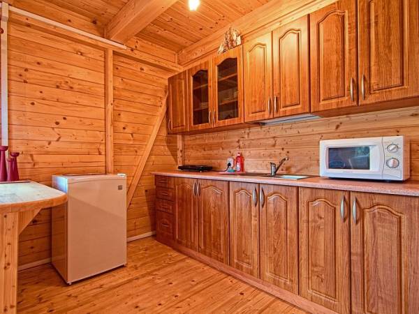 Domki Zefir Rowy, Jaworowa, aneks kuchenny.