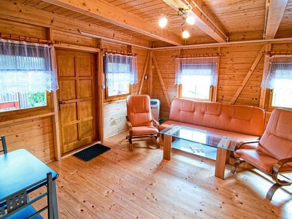 Domki Zefir Rowy, Jaworowa, salon.