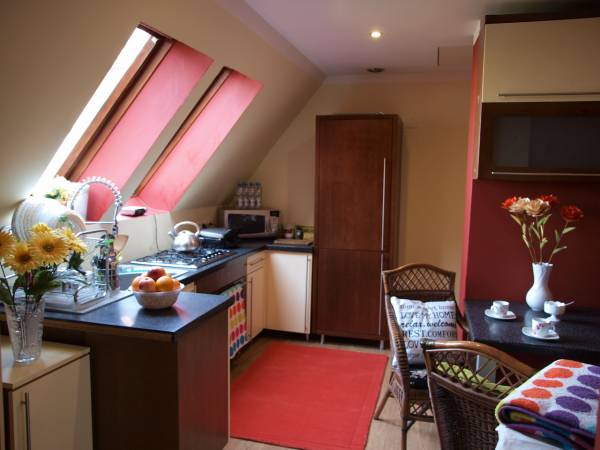 Ogólnodostępny aneks kuchenny do dyspozycji gości w naszym pensjonacie