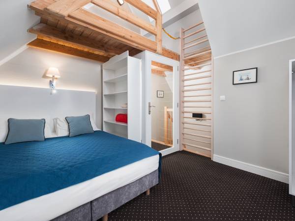 Hallerowka Resort - Władysławowo - sypialnia z antresolą