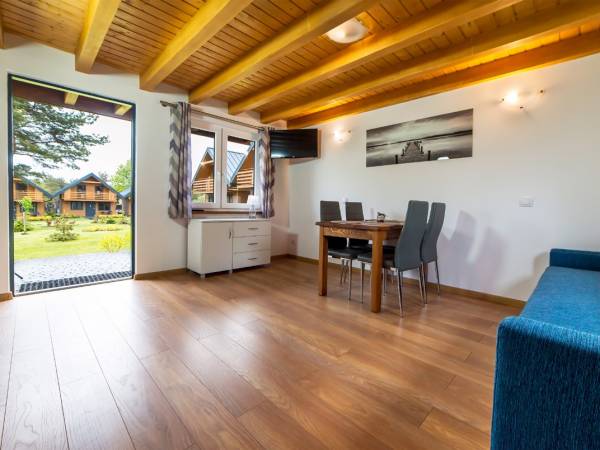 Domek drewniany- salon