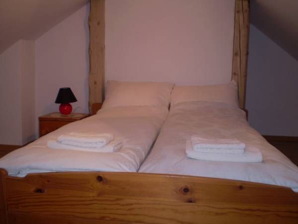 Sypialnia na poddaszu.