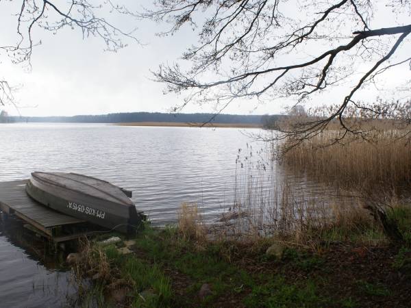 Jezioro Wdzydze pomost