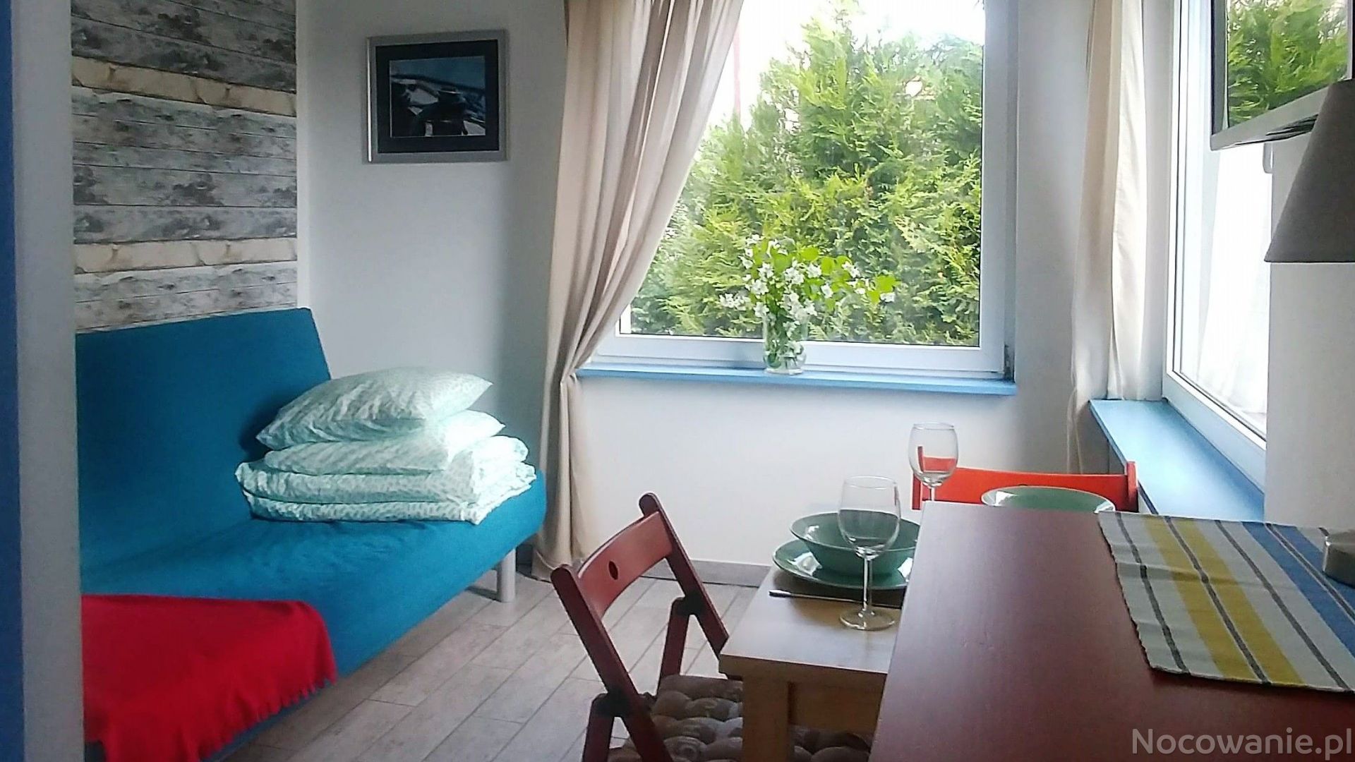 Flauta Pokoje I Niebieska Kajuta Domek Lux Rewa Flauta Pokoje I