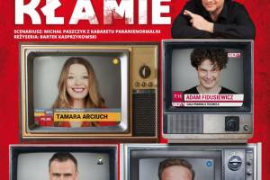Spektakl „Telewizja kłamie” w Konińskim Domu Kultury w Koninie
