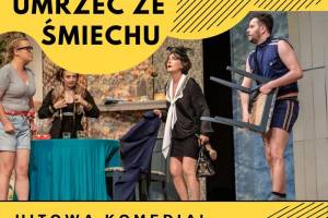 Kielce: Spektakl "Umrzeć ze śmiechu" w Kieleckim Centrum Kultury