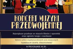 Koncert muzyki przedwojennej w Teatrze Małym w Tychach
