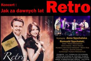 Koncert „Retro” w SAPIK Sala Kina Wolność w Szczecinku