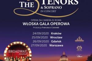 The 3 Tenors & Soprano - Broadway Musicals w Warszawie