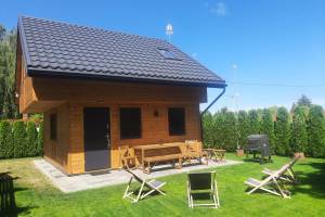 Drewniany domek w centrum