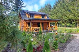 Domki nad jeziorem Silec z własną linią brzegową