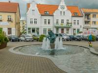 Fontanna z wizerunkiem Króla Sielaw