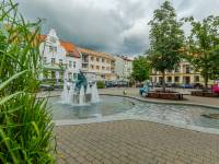 Fontanna z wizerunkiem Króla Sielaw