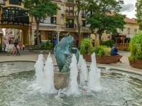 Fontanna z wizerunkiem Króla Sielaw