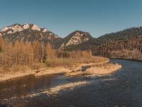 Kładka z Janem Nepomucenem na Dunajcu