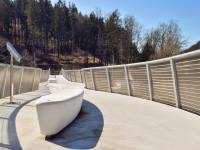 Kładka dla pieszych nad Jeziorem Bystrzyckim