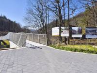 Kładka dla pieszych nad Jeziorem Bystrzyckim