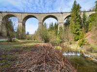 Wiadukt kolejowy Wisła Głębce