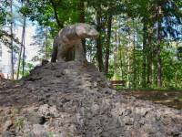 Rzeźba niedźwiedzia polarnego