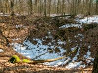 Lej po rakiecie V2 - las Lipowiec, Sarnaki