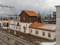 Dworzec kolejowy i wieża wodna w Nowym Targu