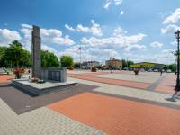 Plac miejski w Kurowie